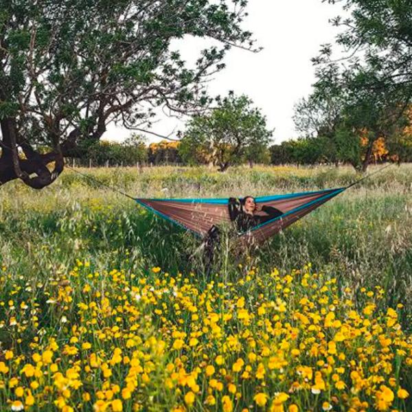 Гамак Amazonas Silk Traveller XL Mountain AZ-1030186 200 кг/ Nailon/ Коричневый photo 4