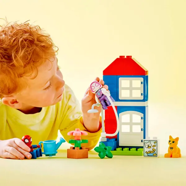 Constructor LEGO Spider-Man's House Personaj de desene animate/ Multicolor photo 9
