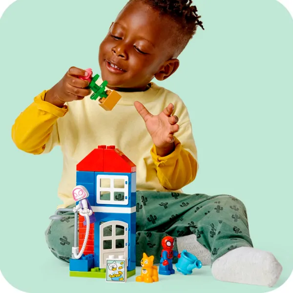 Constructor LEGO Spider-Man's House Personaj de desene animate/ Multicolor photo 10