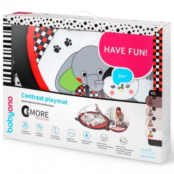 Covoraş pentru joc BabyOno C-MORE (516) 0+/ Black photo 3