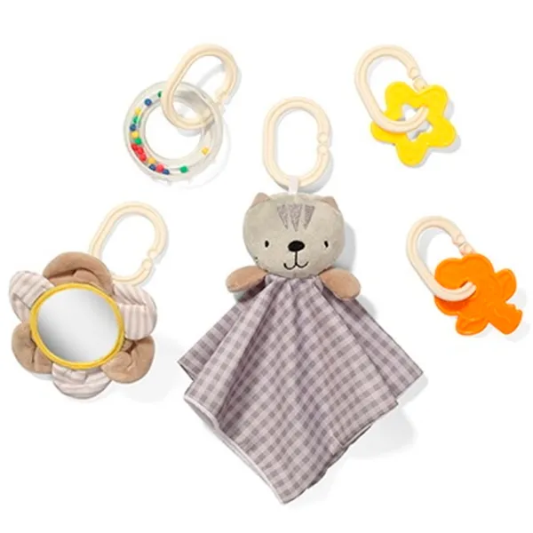 Covoraş pentru joc BabyOno Cute Catty (1475) 0+/ White photo 2