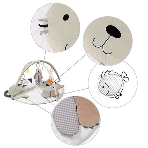 Covoraş pentru joc BabyOno Cute Catty (1475) 0+/ White photo 4