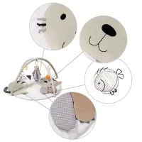 Covoraş pentru joc BabyOno Cute Catty (1475) 0+/ White photo 4