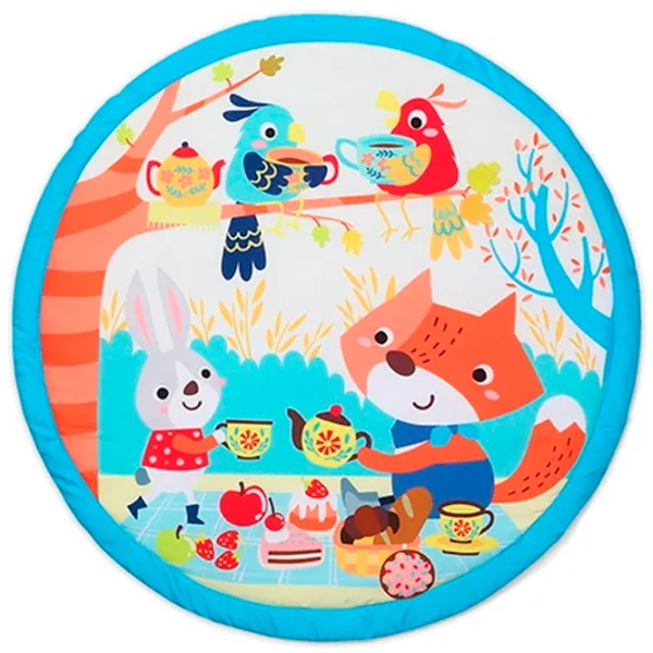 Covoraş pentru joc BabyOno Forest tea party (1520) 0+/ Blue photo 2
