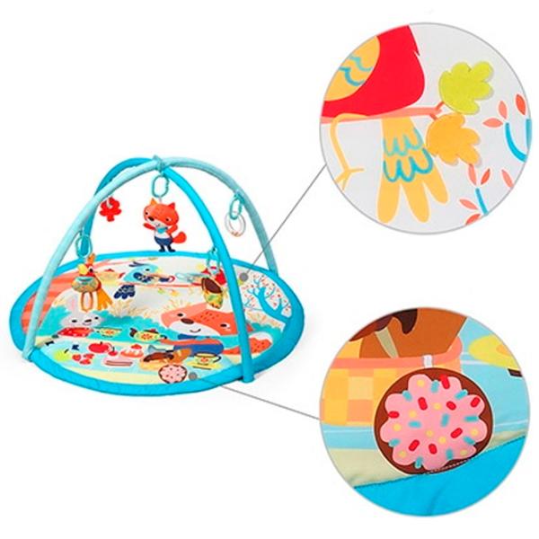 Covoraş pentru joc BabyOno Forest tea party (1520) 0+/ Blue photo 3