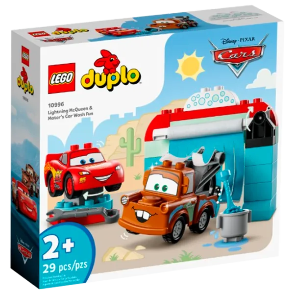 Constructor LEGO Lightning McQueen & Mater's Car Wash Fun Personaj de desene animate/ Multicolor photo 1