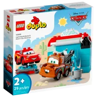 Constructor LEGO Lightning McQueen & Mater's Car Wash Fun Personaj de desene animate/ Multicolor