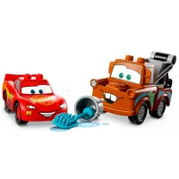 Constructor LEGO Lightning McQueen & Mater's Car Wash Fun Personaj de desene animate/ Multicolor photo 3