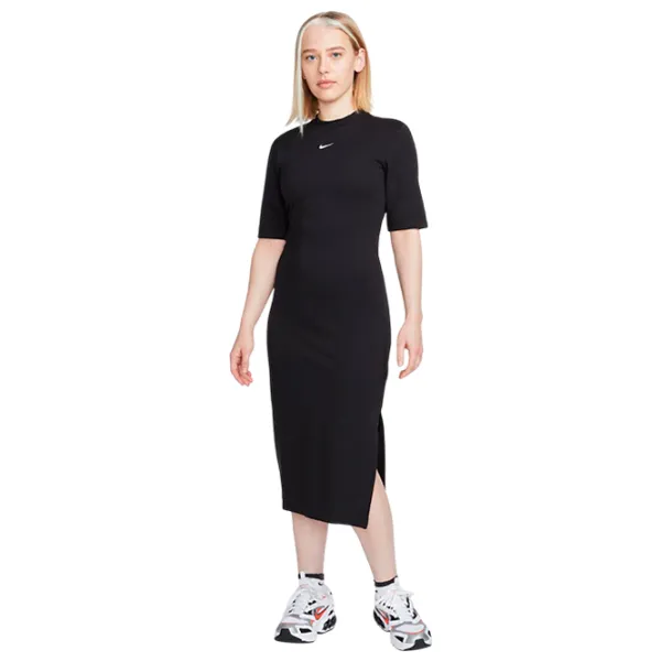 Rochie pentru femei Nike W Nsw Essntl Midi Dress XS/ Black photo 1