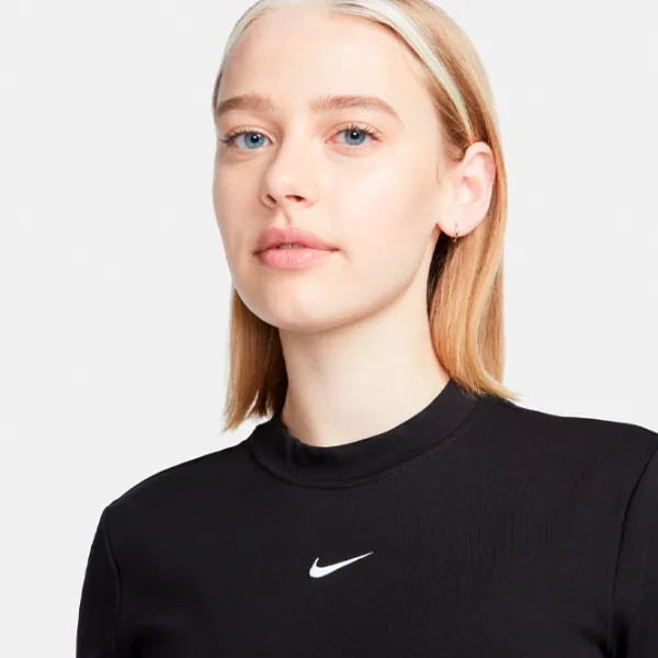 Rochie pentru femei Nike W Nsw Essntl Midi Dress XS/ Black photo 4