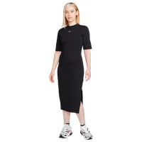 Платье для женщин Nike W Nsw Essntl Midi Dress L/ Черный
