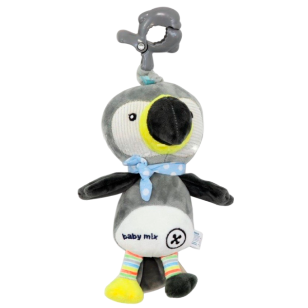 Jucărie moale Alexis Baby Mix TK/ P/ 1237-EU00 0+/ Gray photo 1