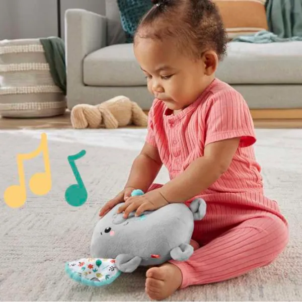 Мягкая игрушка Mattel Fisher-Price HML65 0+/ Серый photo 4 Мягкая игрушка Mattel Fisher-Price HML65 0+/ Серый photo 4