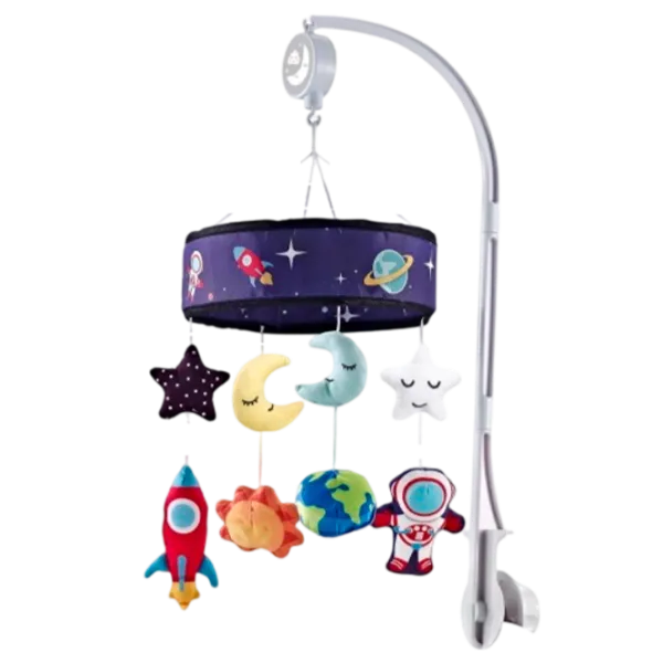 Карусель для кроватки Chipolino Space MILR02302SPA 0+/ Разноцветный photo 1