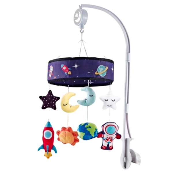 Карусель для кроватки Chipolino Space MILR02302SPA 0+/ Разноцветный photo 1