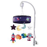 Carusel pentru pătuc Chipolino Space MILR02302SPA 0+/ Multicolor