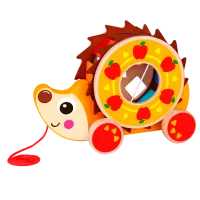 Игрушка каталка Tooky Toy Animals TKE011 1+/ Разноцветный