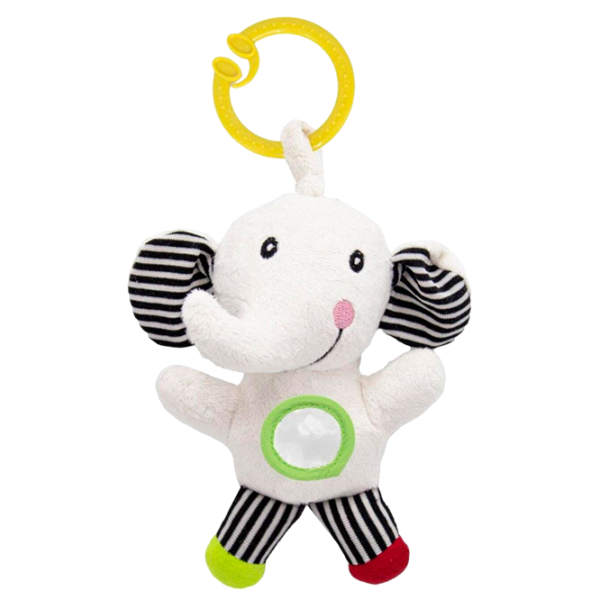 Jucărie pentru pătuțuri și cărucioare BabyJem Animals 833 0.6+/ White photo 1 Jucărie pentru pătuțuri și cărucioare BabyJem Animals 833 0.6+/ White photo 1
