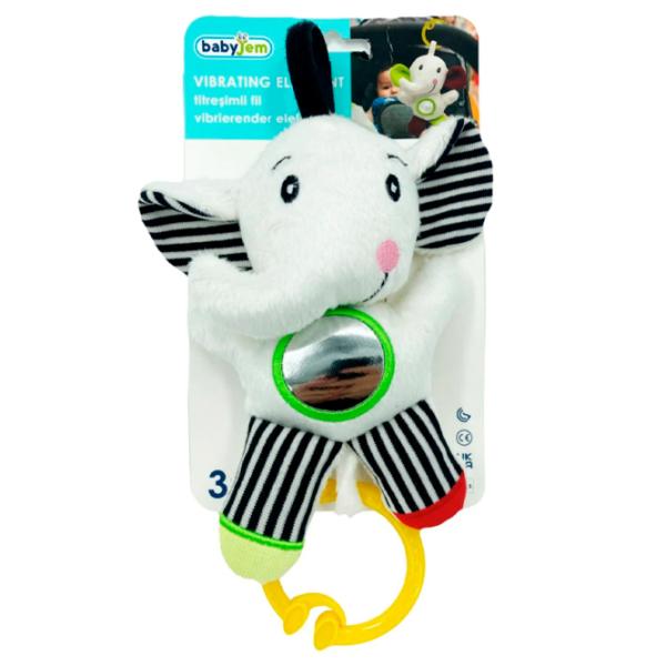 Jucărie pentru pătuțuri și cărucioare BabyJem Animals 833 0.6+/ White photo 2 Jucărie pentru pătuțuri și cărucioare BabyJem Animals 833 0.6+/ White photo 2