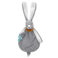 Jucărie moale BabyJem Animals 813 Iepuras 0.3+/ Gray