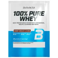 Proteină BioTechUSA 100% Pure Whey 28 g (5999076238514) praf/ Ciocolată, Cocos