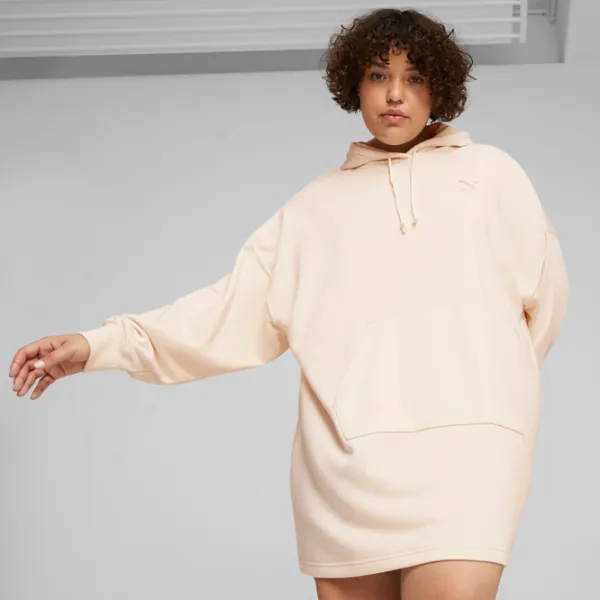 Rochie pentru femei Puma Classics Hooded Dress Tr XL/ Beige photo 4