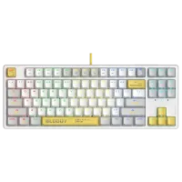 Клавиатура Bloody S87 Проводная/ Белый