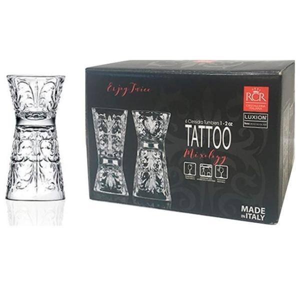 Набор стаканов RCR Tattoo 0.06л / Хрусталь / Прозрачный photo 3 Набор стаканов RCR Tattoo 0.06л / Хрусталь / Прозрачный photo 3
