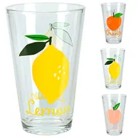Set de pahare EH Summer Fruit 0.3l / Sticlă / Multicolor