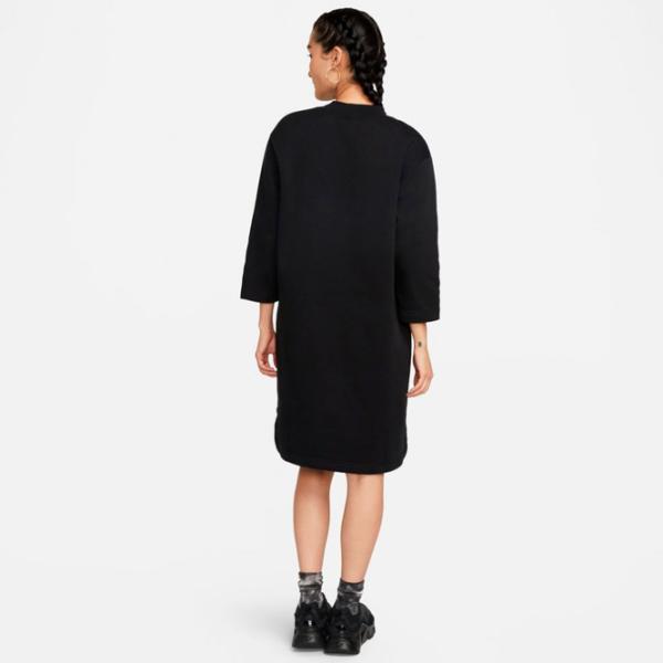 Платье для женщин Nike W Nsw Style Flc 3Q Dress XS/ Черный photo 3