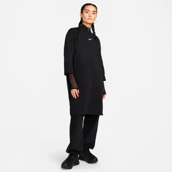 Платье для женщин Nike W Nsw Style Flc 3Q Dress XS/ Черный photo 6