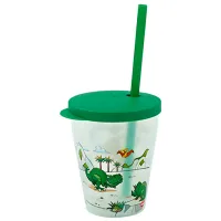 Pahar Snips Dinozaur  0.385l / Plastic / Green