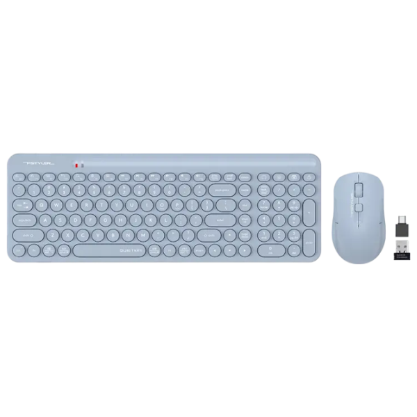 Tastatura & Mouse A4Tech FG3300 Air Fără fir/ Blue photo 1
