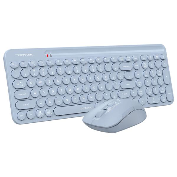 Tastatura & Mouse A4Tech FG3300 Air Fără fir/ Blue photo 4