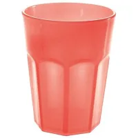 Pahar Tontarelli 36304 0.4l / Plastic / Red