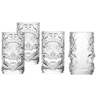 Set de pahare RCR Tiki Etruria 0.45l / Sticlă / Transparent
