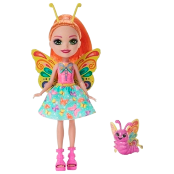 Кукла Enchantimals Бабочка Белиссе и Дарт HKN12 фея/ 4+ photo 1