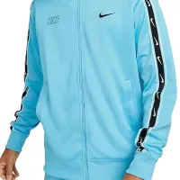 Jachetă sport pentru bărbați Nike M Nsw Repeat Sw Pk Tracktop S/ Sky Blue