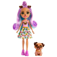 Кукла Enchantimals Мопс Пенна и Трасти HKN11 модель/ 4+