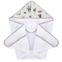 Prosop pentru bebeluși Albero Mio C006 Fun world 100 x 100 cm/ Bumbac/ White