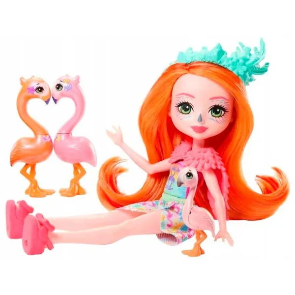 Кукла Enchantimals Sunshine Beach Florinda Flamingo HRX85 модель/ 4+ photo 4