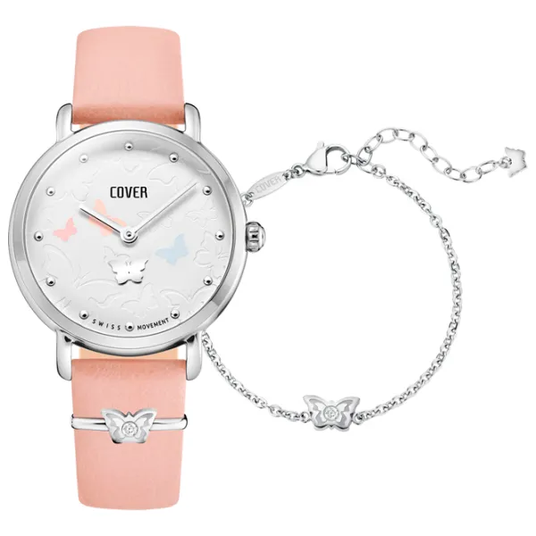 Ceas de mână pentru femei Cover SET.CO1001.01 Cuarț/ 34 mm photo 1