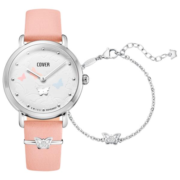 Ceas de mână pentru femei Cover SET.CO1001.01 Cuarț/ 34 mm photo 1