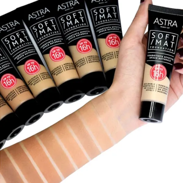 Тональный крем Astra Foundation Soft Mat 30 мл/ Масло photo 2