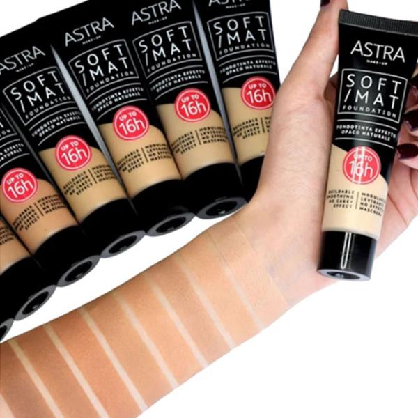 Тональный крем Astra Foundation Soft Mat 30 мл/ Масло photo 2