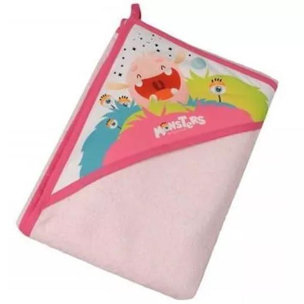 Детское полотенце Tega Baby MN-008 800 x 800 мм/ Хлопок/ Розовый photo 1