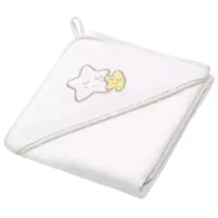 Prosop pentru bebeluși BabyOno 0144/ 07 850 x 850 mm/ Bumbac/ White