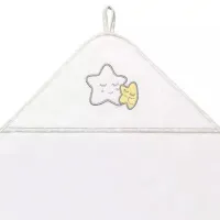 Детское полотенце BabyOno 0144/ 07 850 x 850 мм/ Хлопок/ Белый photo 2
