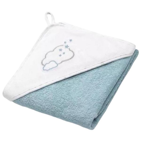 Prosop pentru bebeluși BabyOno 0144/ 09 850 x 850 mm/ Bumbac/ Blue photo 1
