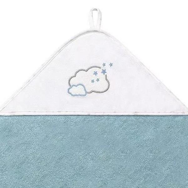 Prosop pentru bebeluși BabyOno 0144/ 09 850 x 850 mm/ Bumbac/ Blue photo 2
